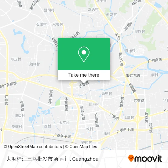 大沥桂江三鸟批发市场-南门 map