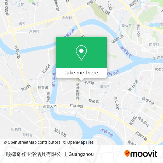 顺德奇登卫浴洁具有限公司 map