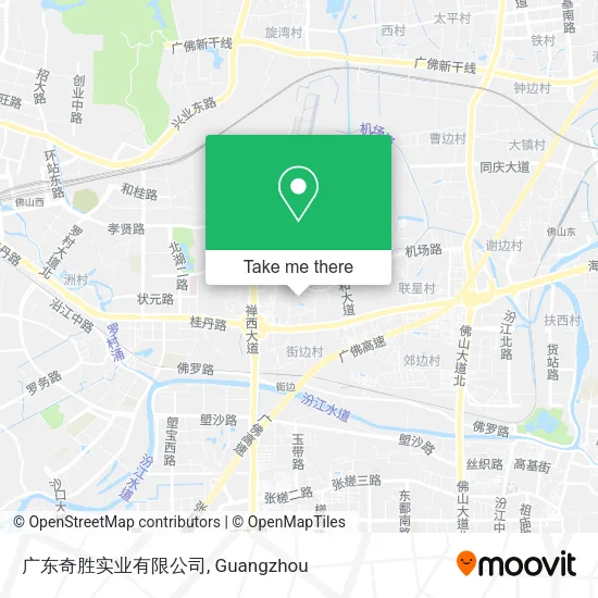 广东奇胜实业有限公司 map