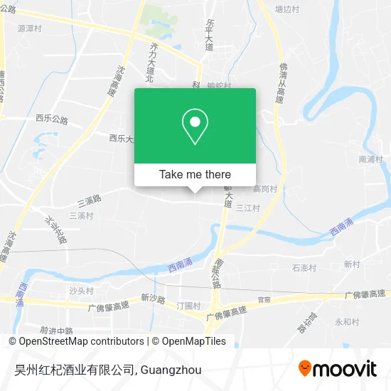 昊州红杞酒业有限公司 map