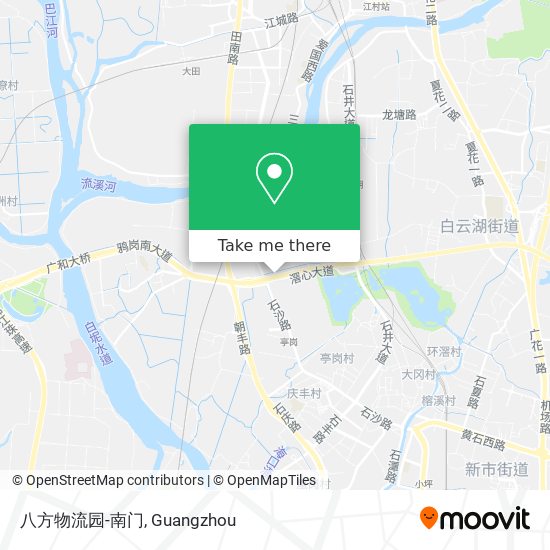 八方物流园-南门 map