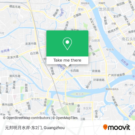 元邦明月水岸-东2门 map