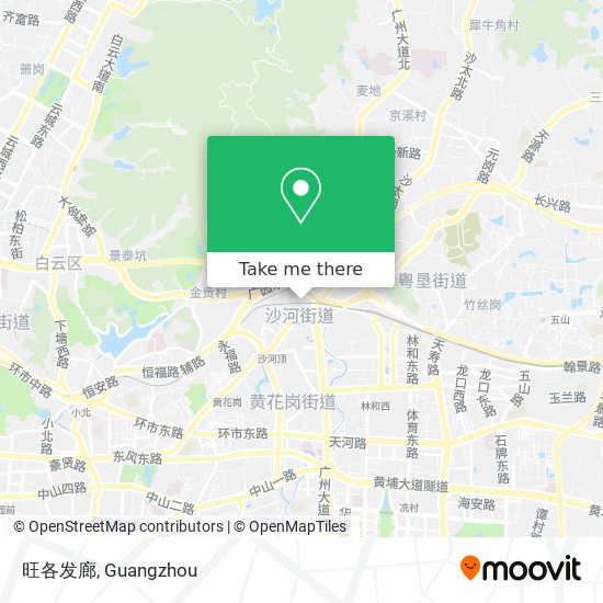 旺各发廊 map