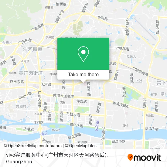 vivo客户服务中心(广州市天河区天河路售后) map