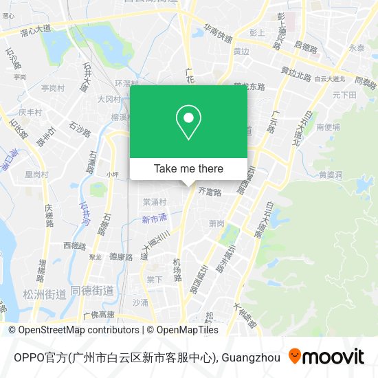 OPPO官方(广州市白云区新市客服中心) map
