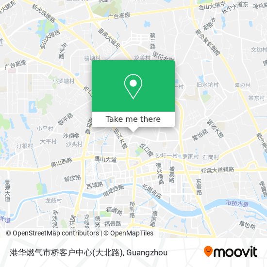 港华燃气市桥客户中心(大北路) map