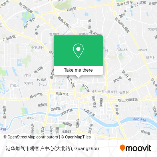 港华燃气市桥客户中心(大北路) map