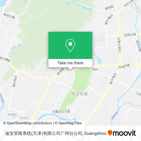 迪安管路系统(天津)有限公司广州分公司 map