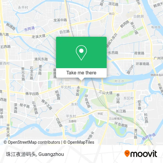 珠江夜游码头 map