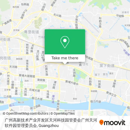 广州高新技术产业开发区天河科技园管委会广州天河软件园管理委员会 map