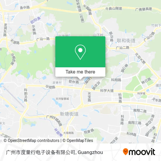 广州市度量行电子设备有限公司 map