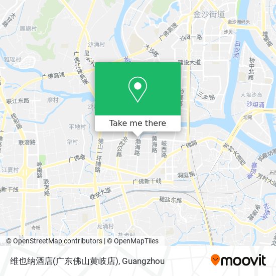 维也纳酒店(广东佛山黄岐店) map