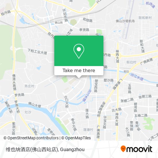 维也纳酒店(佛山西站店) map