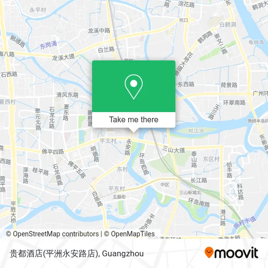 贵都酒店(平洲永安路店) map