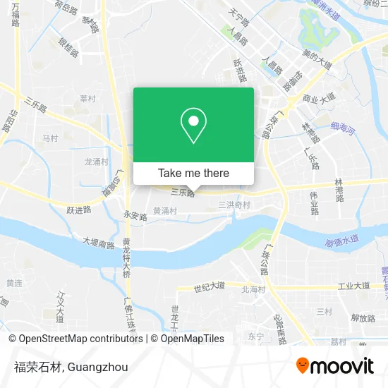 福荣石材 map