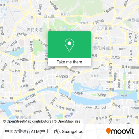 中国农业银行ATM(中山二路) map