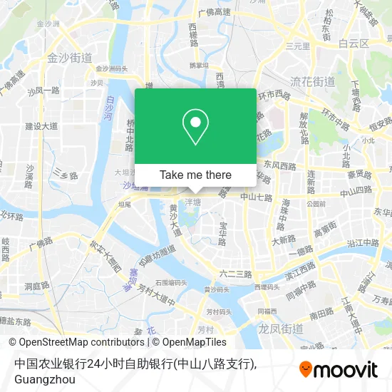 中国农业银行24小时自助银行(中山八路支行) map