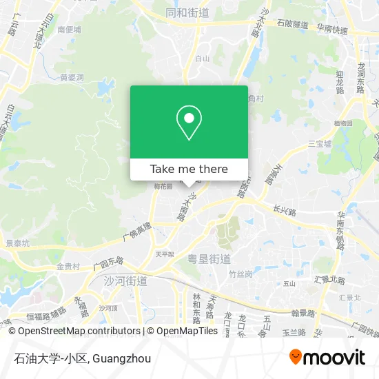 石油大学-小区 map
