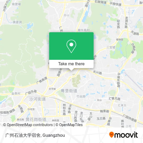 广州石油大学宿舍 map