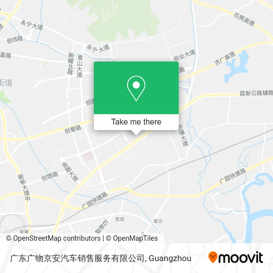 广东广物京安汽车销售服务有限公司 map