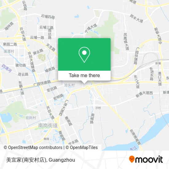 美宜家(南安村店) map
