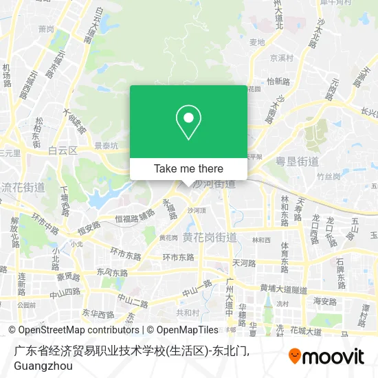 广东省经济贸易职业技术学校(生活区)-东北门 map