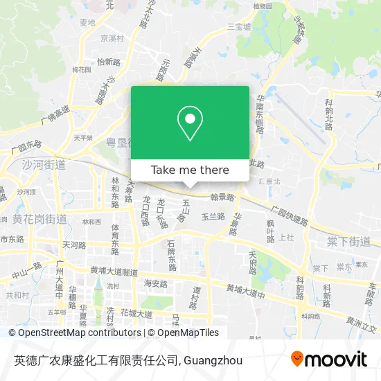 英德广农康盛化工有限责任公司 map