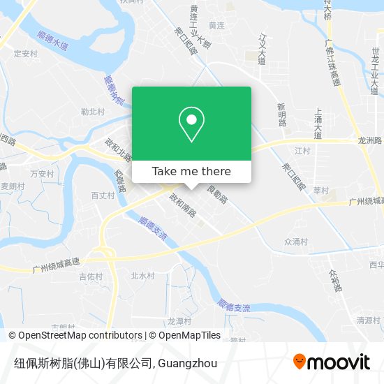 纽佩斯树脂(佛山)有限公司 map