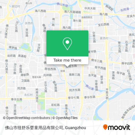 佛山市纽舒乐婴童用品有限公司 map
