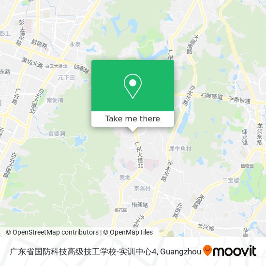 广东省国防科技高级技工学校-实训中心4 map