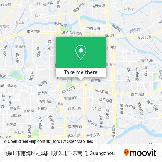 佛山市南海区桂城陆顺印刷厂-东南门 map