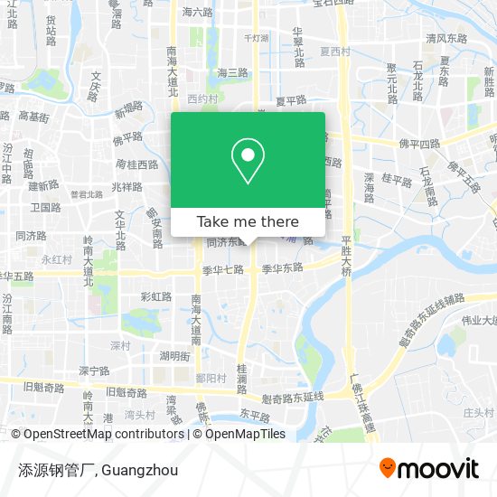 添源钢管厂 map