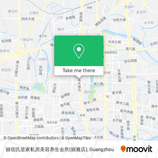 丽佰氏皇家私房美容养生会所(丽雅店) map