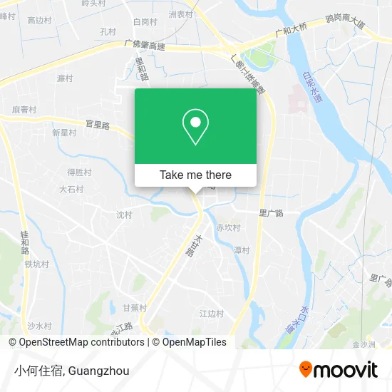 小何住宿 map