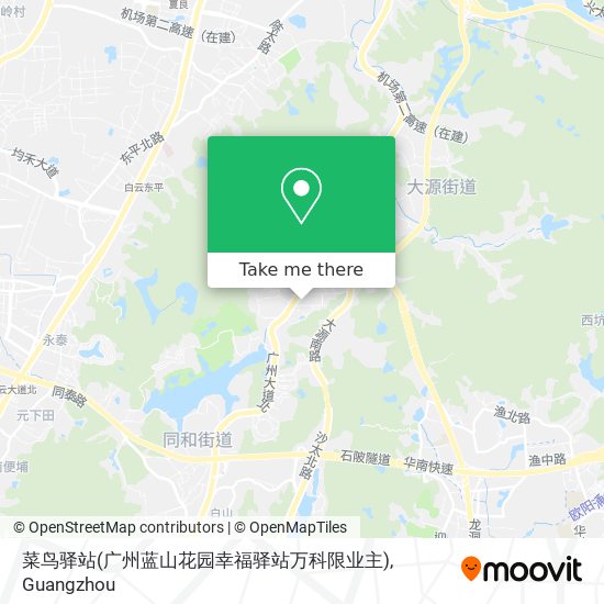 菜鸟驿站(广州蓝山花园幸福驿站万科限业主) map