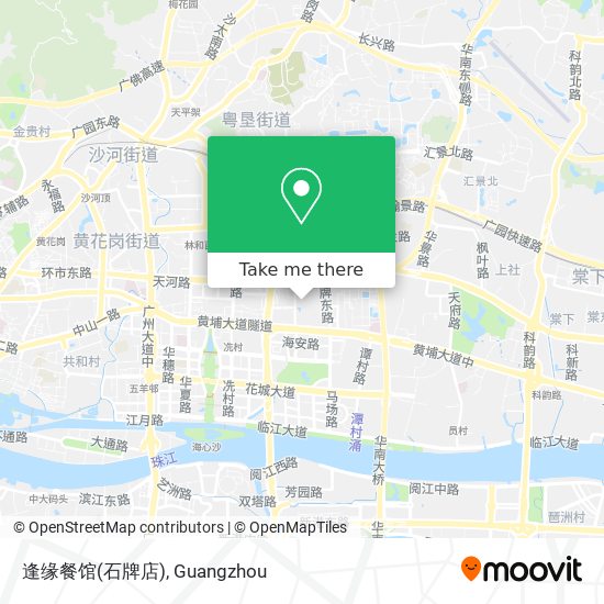 逢缘餐馆(石牌店) map