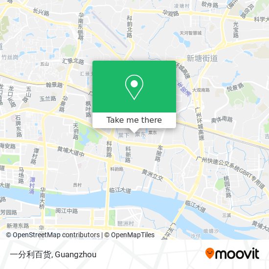 一分利百货 map