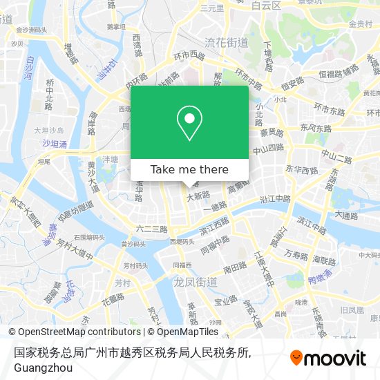 国家税务总局广州市越秀区税务局人民税务所 map