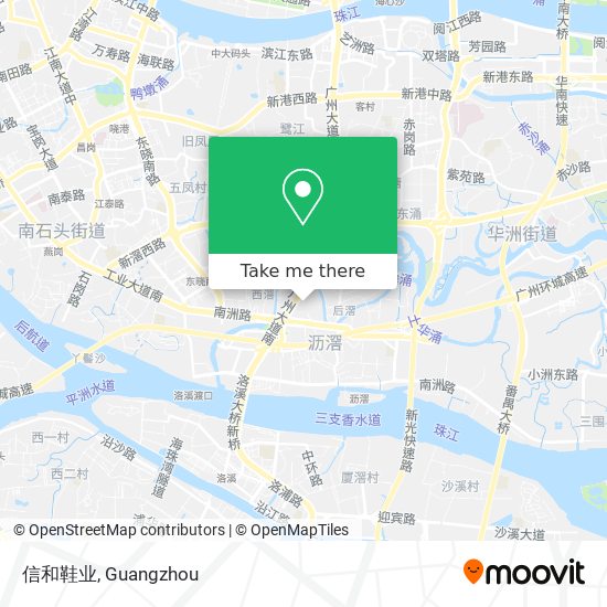信和鞋业 map