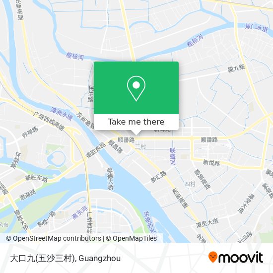 大口九(五沙三村) map