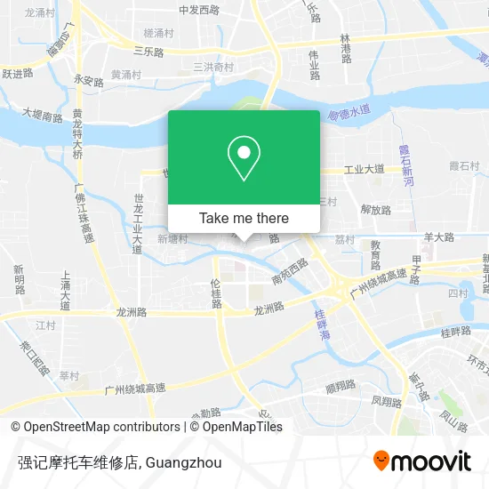 强记摩托车维修店 map