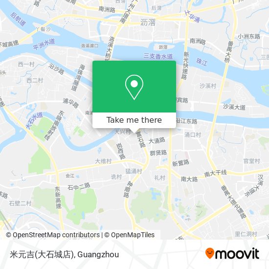 米元吉(大石城店) map