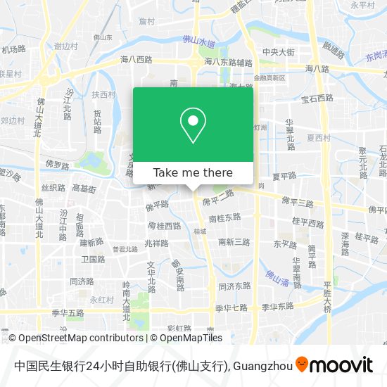 中国民生银行24小时自助银行(佛山支行) map