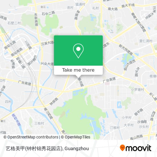 艺格美甲(钟村锦秀花园店) map
