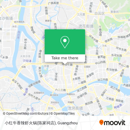 小红牛香辣虾火锅(陈家祠店) map