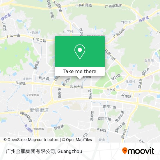广州金鹏集团有限公司 map