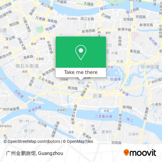 广州金鹏旅馆 map