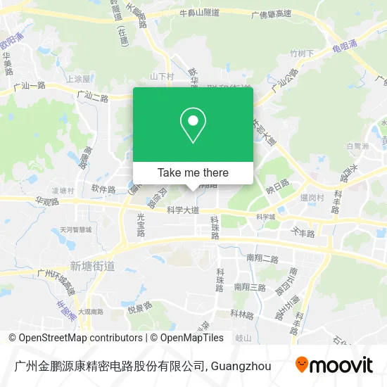广州金鹏源康精密电路股份有限公司 map