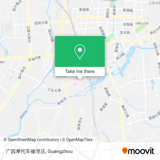 广园摩托车修理店 map