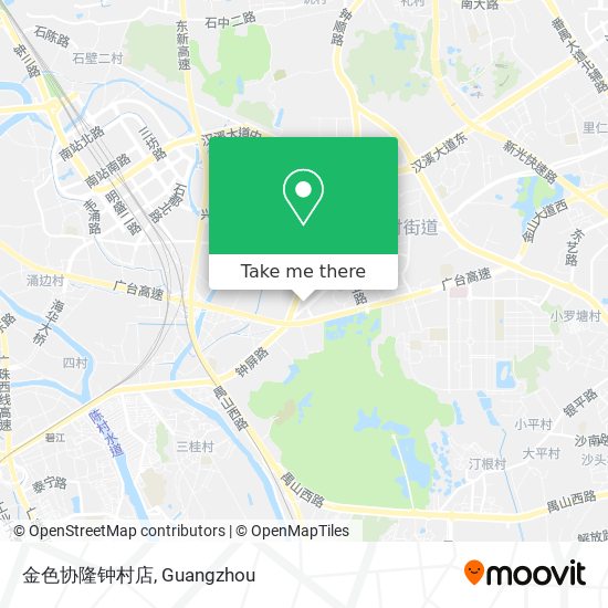 金色协隆钟村店 map